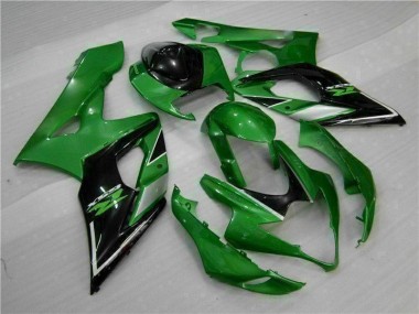 Carénages Moto GSXR 1000 K5 2005-2006 - Vert Vente en Gros