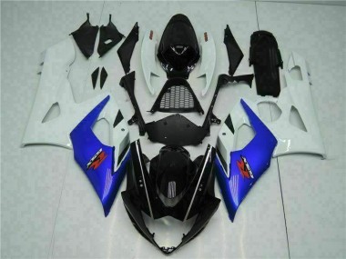 Carénages Moto GSXR 1000 K5 2005-2006 - Bleu Blanc Vente en Gros