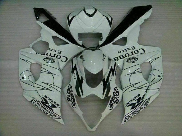 Carrosserie Moto GSXR 1000 K5 2005-2006 - Blanc Vente en Gros Carrosserie Moto GSXR 1000 K5 2005-2006 - Blanc Vente en Gros