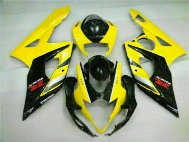 Carénage Moto GSXR 1000 K5 2005-2006 - Jaune Noir Vente en Gros