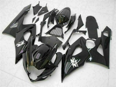 Carénages Moto GSXR 1000 K5 2005-2006 - Noir Brillant Vente en Gros