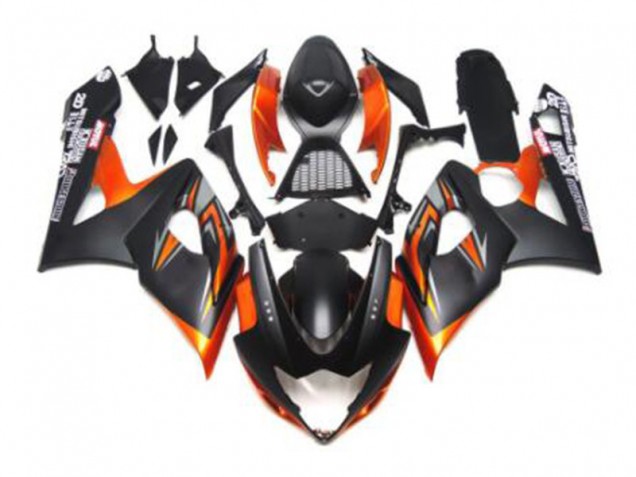Carénage Moto GSXR 1000 K5 2005-2006 - Noir Orange Vente en Gros Carénage Moto GSXR 1000 K5 2005-2006 - Noir Orange Vente en Gros