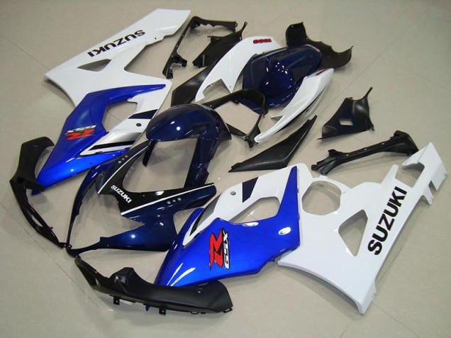 Carénage Moto GSXR 1000 K5 2005-2006 - Bleu Blanc Noir Vente en Gros Carénage Moto GSXR 1000 K5 2005-2006 - Bleu Blanc Noir Vente en Gros
