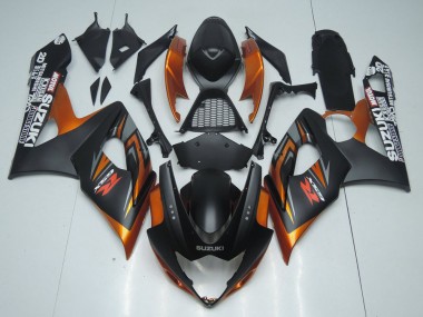 Carénage Moto GSXR 1000 K5 2005-2006 - Brun et Noir Mat Vente en Gros