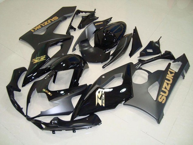 Carénage Moto GSXR 1000 K5 2005-2006 - Noir avec Or Décalque Vente en Gros Carénage Moto GSXR 1000 K5 2005-2006 - Noir avec Or Décalque Vente en Gros