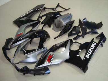 Kit Carénages Motos Complet GSXR 1000 K5 2005-2006 - Gris Noir Vente en Gros