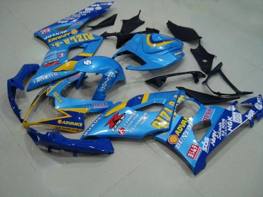 Carénage Moto GSXR 1000 K5 2005-2006 - Light Bleu Rizla Vente en Gros