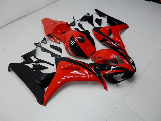 Carénages Moto CBR 1000 RR 2006-2007 - Rouge Noir Vente en Gros Carénages Moto CBR 1000 RR 2006-2007 - Rouge Noir Vente en Gros