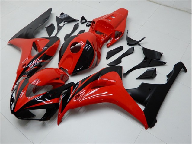 Carénages Moto CBR 1000 RR 2006-2007 - Rouge Noir Vente en Gros Carénages Moto CBR 1000 RR 2006-2007 - Rouge Noir Vente en Gros