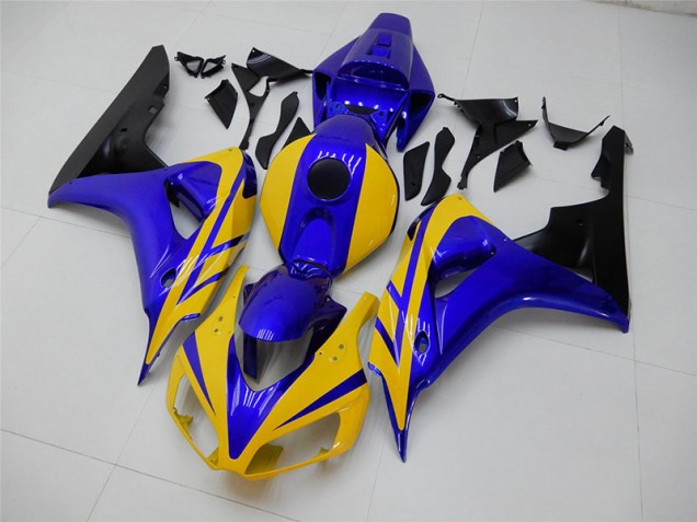 Carénage Moto CBR 1000 RR 2006-2007 - Jaune Bleu Vente en Gros Carénage Moto CBR 1000 RR 2006-2007 - Jaune Bleu Vente en Gros
