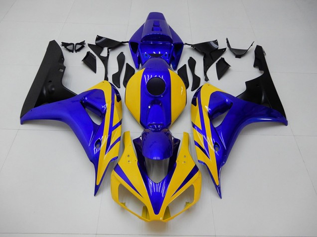 Carénage Moto CBR 1000 RR 2006-2007 - Jaune Bleu Vente en Gros Carénage Moto CBR 1000 RR 2006-2007 - Jaune Bleu Vente en Gros