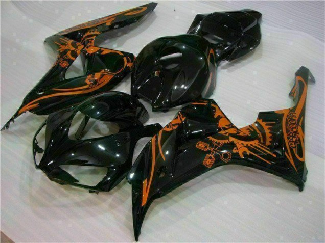 Carénage Moto CBR 1000 RR 2006-2007 - Brun Noir Vente en Gros Carénage Moto CBR 1000 RR 2006-2007 - Brun Noir Vente en Gros