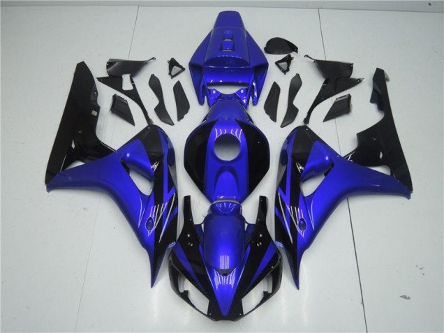 Carénage Moto CBR 1000 RR 2006-2007 - Bleu Noir Vente en Gros Carénage Moto CBR 1000 RR 2006-2007 - Bleu Noir Vente en Gros