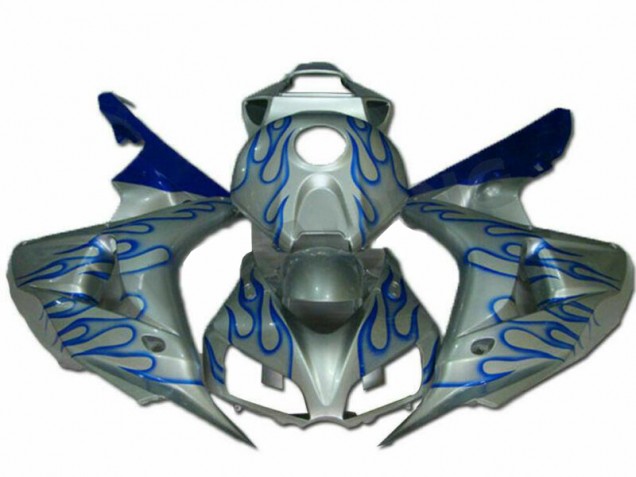 Carénage Moto CBR 1000 RR 2006-2007 - Bleu Flamme Argent Vente en Gros Carénage Moto CBR 1000 RR 2006-2007 - Bleu Flamme Argent Vente en Gros