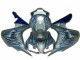 Carénage Moto CBR 1000 RR 2006-2007 - Bleu Flamme Argent Vente en Gros Carénage Moto CBR 1000 RR 2006-2007 - Bleu Flamme Argent Vente en Gros