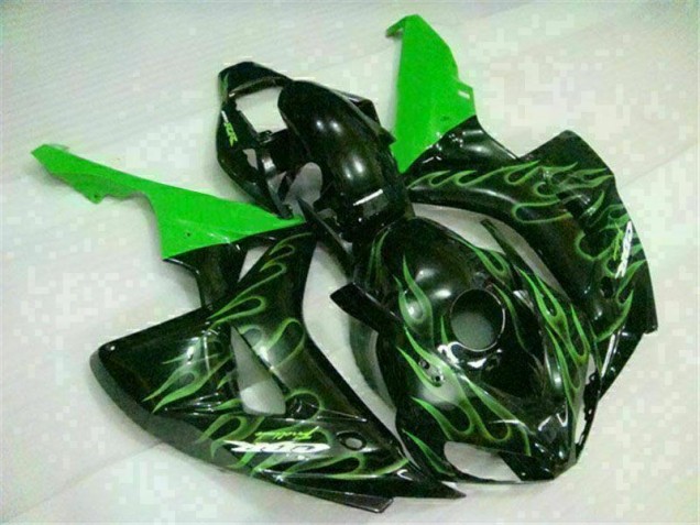 Carénage Moto CBR 1000 RR 2006-2007 - Vert Flamme Noir Vente en Gros Carénage Moto CBR 1000 RR 2006-2007 - Vert Flamme Noir Vente en Gros