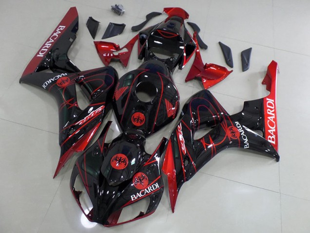 Carénage Moto CBR 1000 RR 2006-2007 - Noir Bacardi Vente en Gros