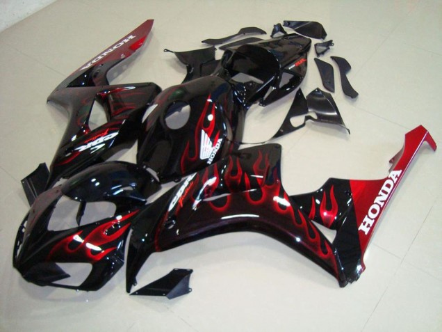 Carénage Moto CBR 1000 RR 2006-2007 - Rouge Flamme Vente en Gros Carénage Moto CBR 1000 RR 2006-2007 - Rouge Flamme Vente en Gros