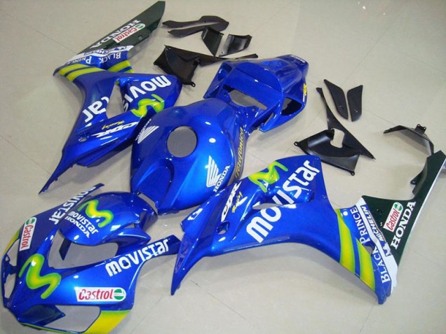 Carénage Moto CBR 1000 RR 2006-2007 - Movistar Vente en Gros Carénage Moto CBR 1000 RR 2006-2007 - Movistar Vente en Gros