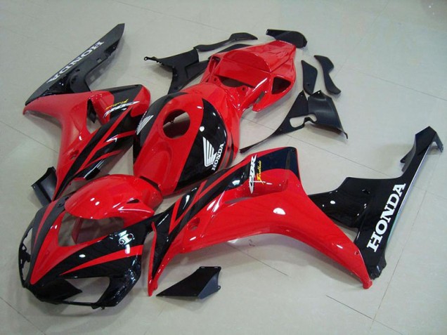 Carrosserie Moto CBR 1000 RR 2006-2007 - Rouge Noir Vente en Gros Carrosserie Moto CBR 1000 RR 2006-2007 - Rouge Noir Vente en Gros