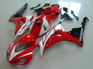 Carénage Moto CBR 1000 RR 2006-2007 - Rouge Blanc Vente en Gros