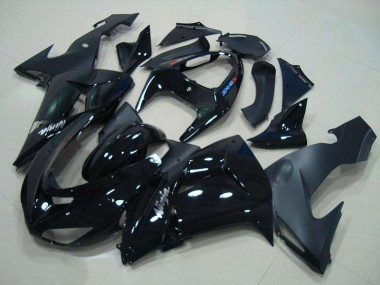 Carénage Moto ZX10R 2006-2007 - Noir Brillant Noir Mat Vente en Gros
