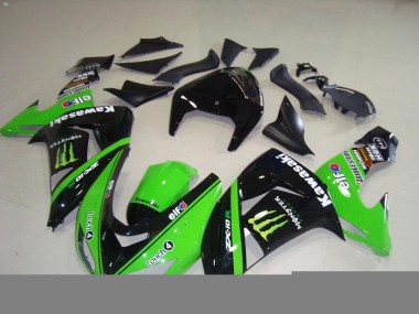 Carrosserie Moto ZX10R 2006-2007 - Vert Monster Vente en Gros