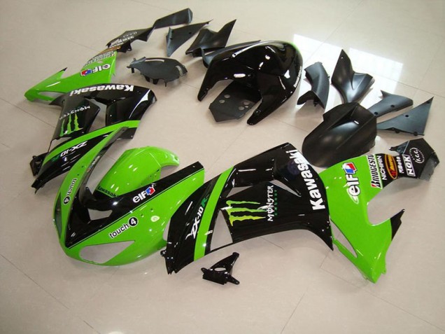 Carénage Moto ZX10R 2006-2007 - Vert Monster Vente en Gros Carénage Moto ZX10R 2006-2007 - Vert Monster Vente en Gros