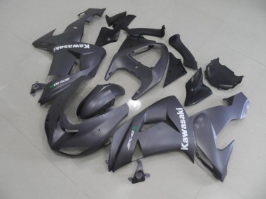 Carénage Moto ZX10R 2006-2007 - Gris avec Blanc Décalque Vente en Gros