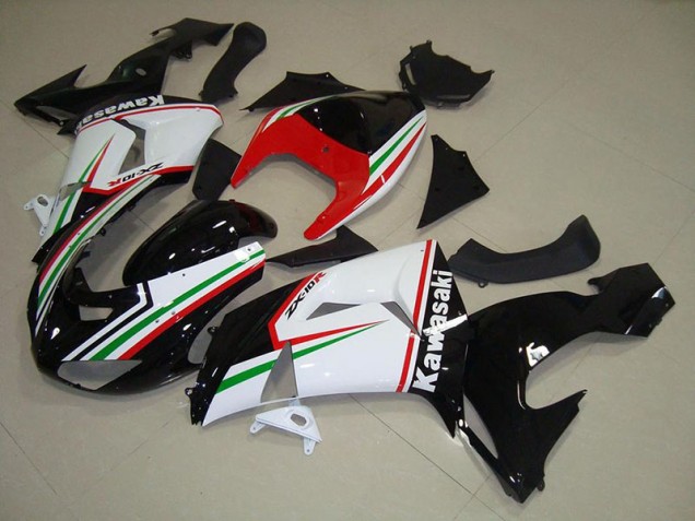 Carénage Moto ZX10R 2006-2007 - Blanc et Noir Vente en Gros Carénage Moto ZX10R 2006-2007 - Blanc et Noir Vente en Gros