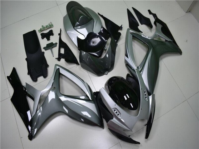 Carénages Moto GSXR 600 / 750 K6 2006-2007 - Argent Gris Vente en Gros Carénages Moto GSXR 600 / 750 K6 2006-2007 - Argent Gris Vente en Gros