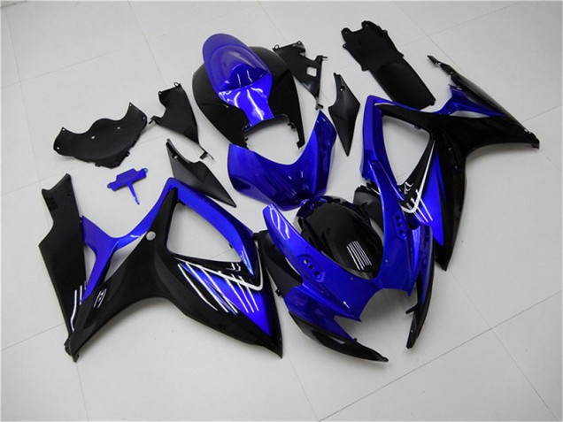 Carénage Moto GSXR 600 / 750 K6 2006-2007 - Bleu Noir Vente en Gros Carénage Moto GSXR 600 / 750 K6 2006-2007 - Bleu Noir Vente en Gros