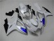 Carénages Moto GSXR 600 / 750 K6 2006-2007 - Blanc Bleu Vente en Gros Carénages Moto GSXR 600 / 750 K6 2006-2007 - Blanc Bleu Vente en Gros