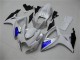 Carénages Moto GSXR 600 / 750 K6 2006-2007 - Blanc Bleu Vente en Gros Carénages Moto GSXR 600 / 750 K6 2006-2007 - Blanc Bleu Vente en Gros