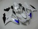 Carénages Moto GSXR 600 / 750 K6 2006-2007 - Blanc Bleu Vente en Gros Carénages Moto GSXR 600 / 750 K6 2006-2007 - Blanc Bleu Vente en Gros
