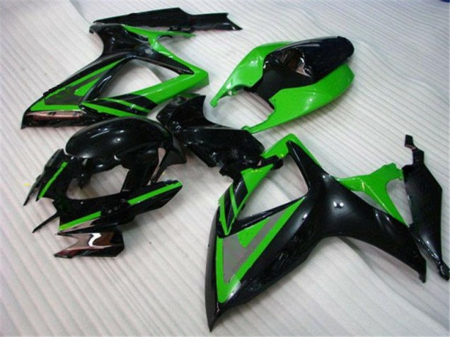 Carénage Moto GSXR 600 / 750 K6 2006-2007 - Vert Noir Vente en Gros Carénage Moto GSXR 600 / 750 K6 2006-2007 - Vert Noir Vente en Gros
