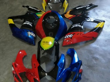 Carénage Moto GSXR 600 / 750 K6 2006-2007 - Rouge Bleu Vente en Gros