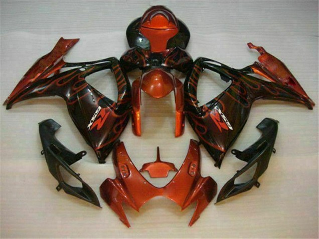 Carénage Moto GSXR 600 / 750 K6 2006-2007 - Rouge Vente en Gros Carénage Moto GSXR 600 / 750 K6 2006-2007 - Rouge Vente en Gros