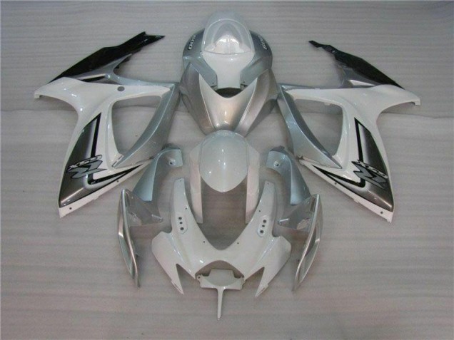 Carénages Moto GSXR 600 / 750 K6 2006-2007 - Blanc Argent Vente en Gros Carénages Moto GSXR 600 / 750 K6 2006-2007 - Blanc Argent Vente en Gros