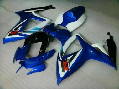 Carrosserie Moto GSXR 600 / 750 K6 2006-2007 - Bleu Blanc Vente en Gros