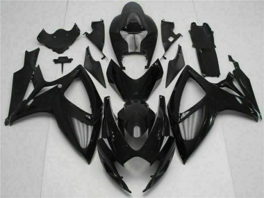 Carénage Moto de Rechange GSXR 600 / 750 K6 2006-2007 - Noir Vente en Gros