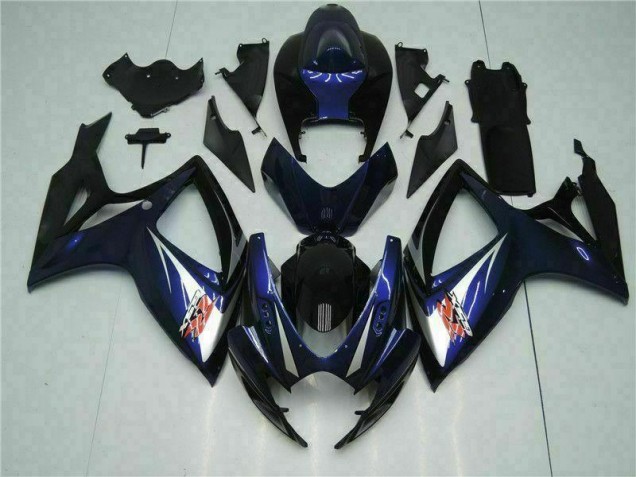 Carénage Moto GSXR 600 / 750 K6 2006-2007 - Noir Bleu Vente en Gros Carénage Moto GSXR 600 / 750 K6 2006-2007 - Noir Bleu Vente en Gros