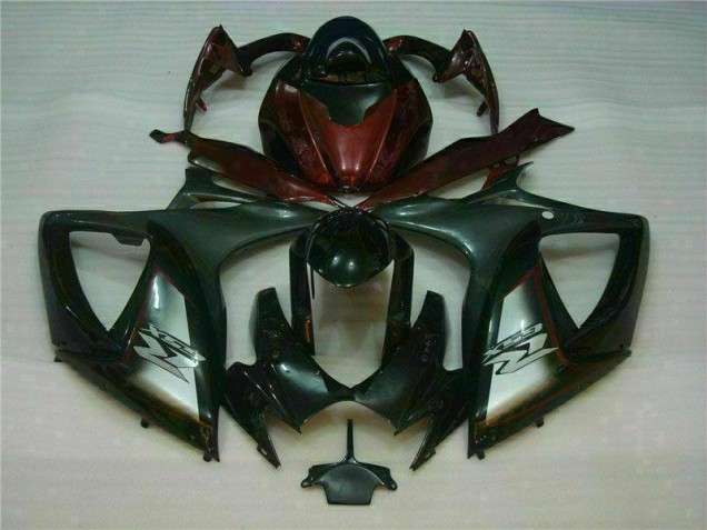 Carénage Moto GSXR 600 / 750 K6 2006-2007 - Noir Rouge Vente en Gros Carénage Moto GSXR 600 / 750 K6 2006-2007 - Noir Rouge Vente en Gros