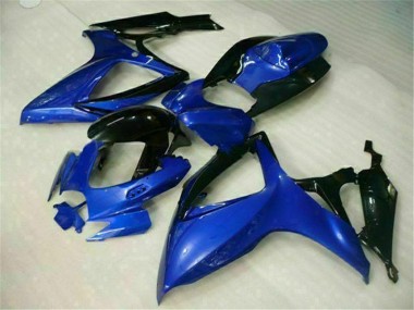 Carénages Moto de Rechange GSXR 600 / 750 K6 2006-2007 - Bleu Vente en Gros