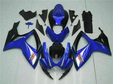Kit Carénages Motos & Plastique GSXR 600 / 750 K6 2006-2007 - Bleu Vente en Gros