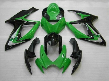 Carénage Moto GSXR 600 / 750 K6 2006-2007 - Vert Vente en Gros