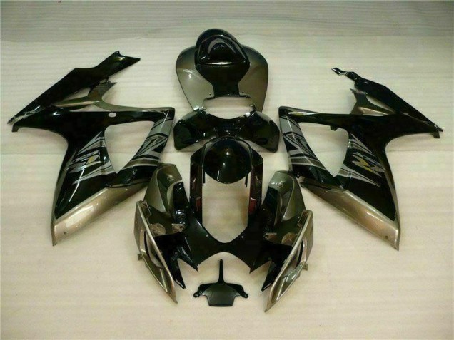 Carénage Moto GSXR 600 / 750 K6 2006-2007 - Noir Gris Vente en Gros Carénage Moto GSXR 600 / 750 K6 2006-2007 - Noir Gris Vente en Gros