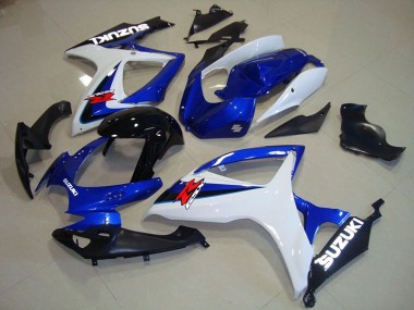Carénage Moto GSXR 750 K6 2006-2007 - Bleu Blanc Noir Vente en Gros