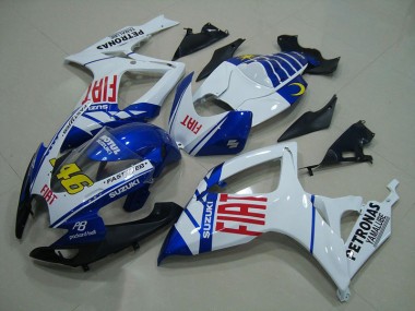 Carénage Moto GSXR 750 K6 2006-2007 - Bleu Blanc Fiat 46 Vente en Gros