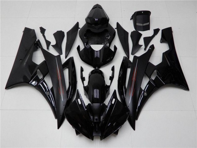 Carénage Moto R6 2006-2007 - Brillant Noir Mat Vente en Gros Carénage Moto R6 2006-2007 - Brillant Noir Mat Vente en Gros